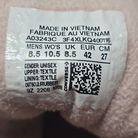 Converse CTAS Lugged 2.0 Hi Stone Mauve/Saddle/Egret Women's 10.5 - Picture 7 of 8